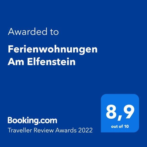 Ferienwohnungen Am Elfenstein Бад-Гарцбург Экстерьер фото
